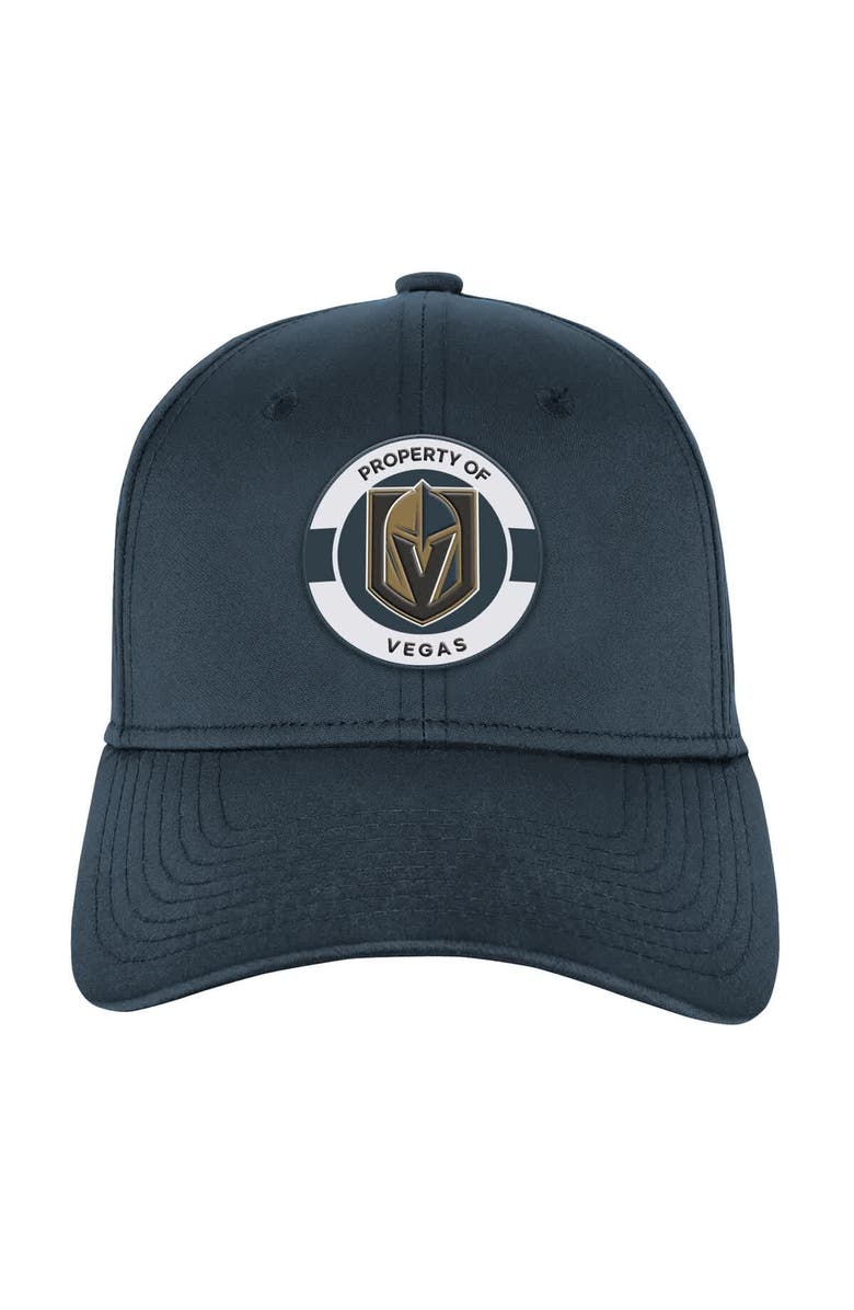 FANATICS Youth Fanatics Charcoal Vegas Golden Knights Authentic Pro Training Camp Stretch Fit Hat, Alternate, color, Charcoal