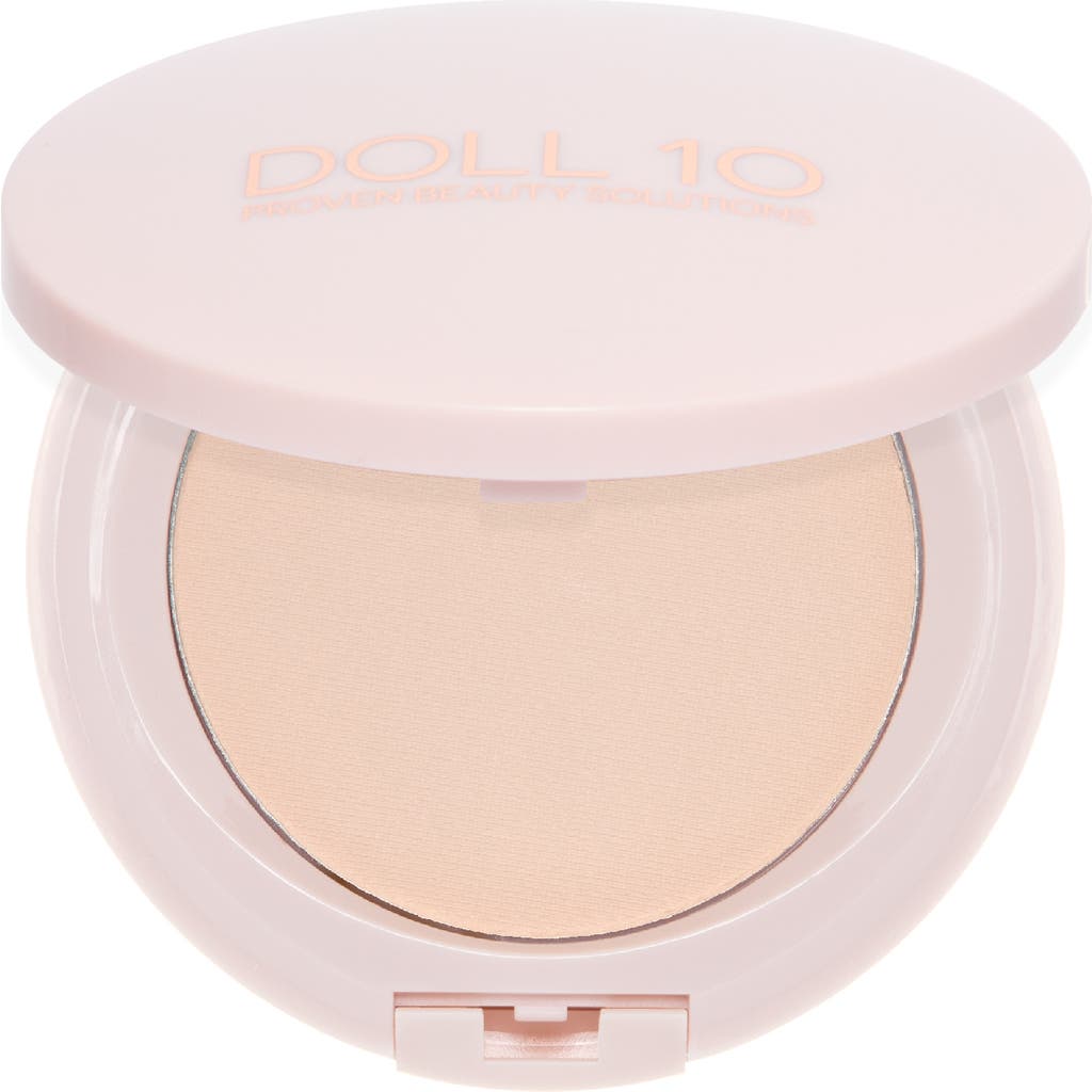 Doll 10 Beauty Tce Super Coverage Talc-free Serum Powder With Ceramides In Fair/light