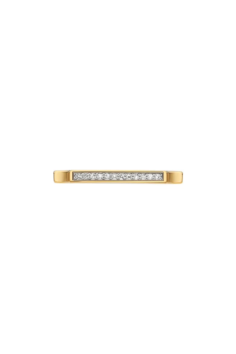 Signature Thin Diamond Ring, Alternate, color, GOLD/ DIAMONDS