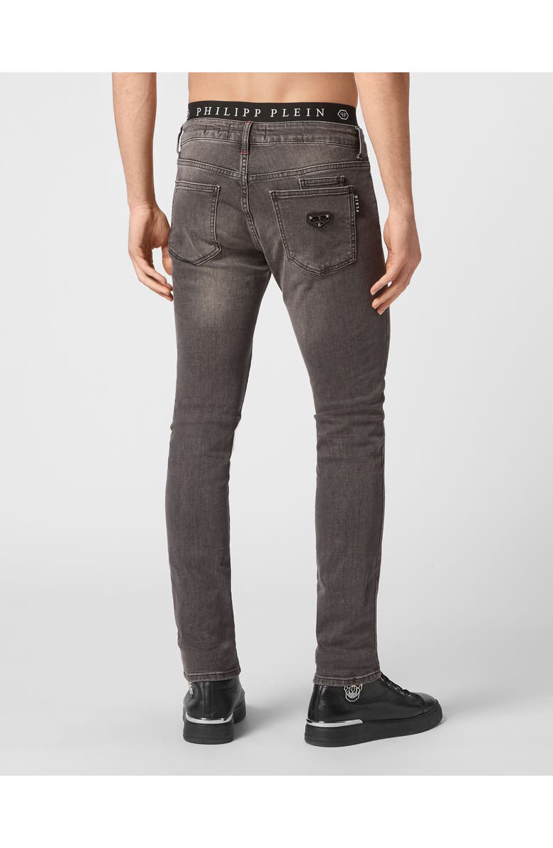 PHILIPP PLEIN Denim Trousers Slim Fit Basic Men, Alternate, color, Stormgrey
