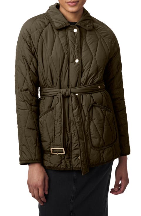 Belted Quilted Jacket