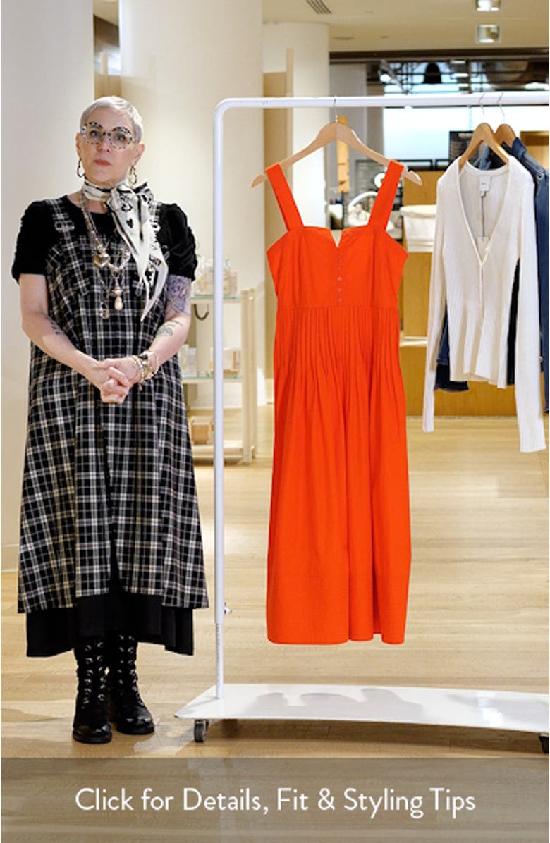 The Day Break Pleated Sleeveless Maxi Dress, sales video thumbnail