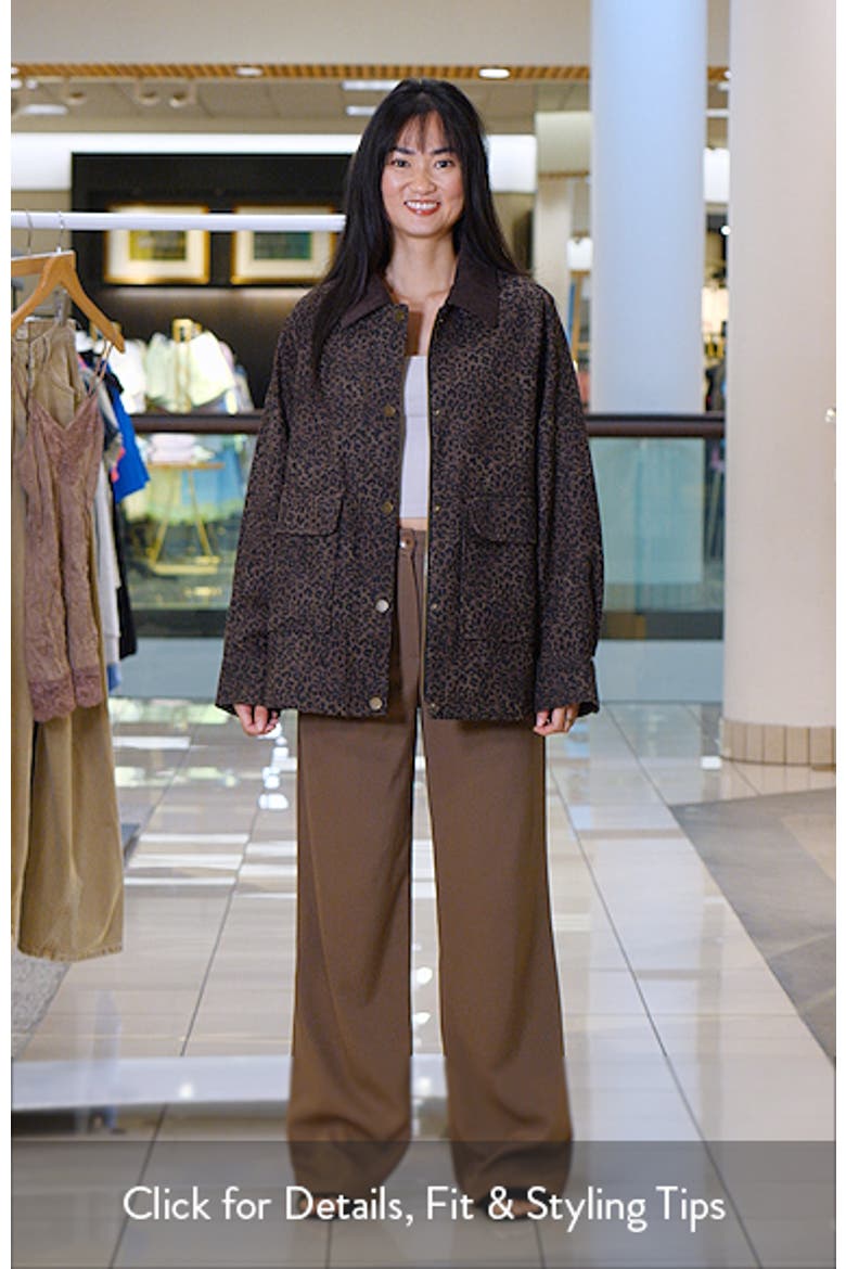 Corduroy Collar Cotton Barn Jacket video