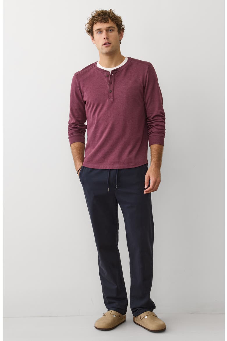 Pacifica Stretch Henley, Alternate, color, FIG
