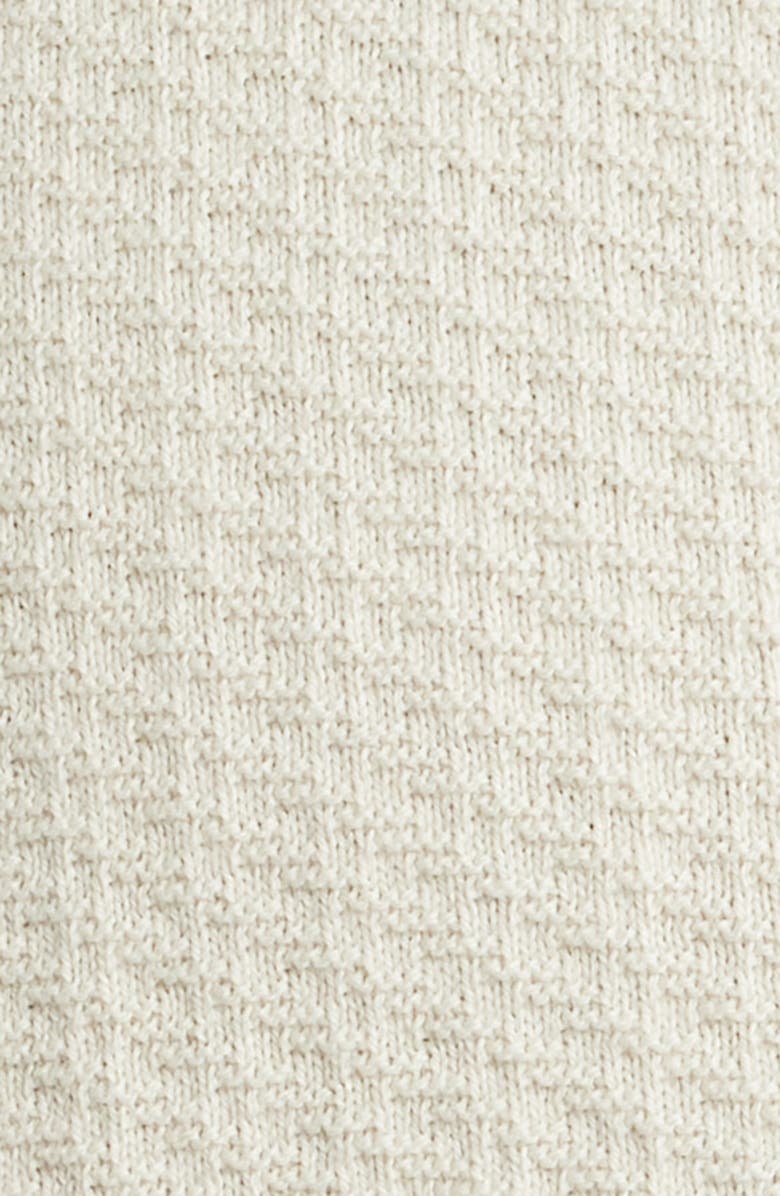 BOSS Iseppo Short Sleeve Cardigan, Alternate, color, Open White