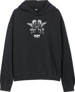 PLAY PALM ANGELS Logo Graphic Hoodie