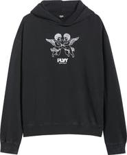 PLAY PALM ANGELS Logo Graphic Hoodie