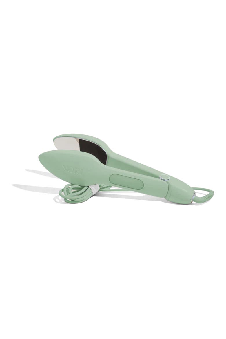 The Nori Press Steam Handheld Steamer & Iron, Main, color, GREEN TONES