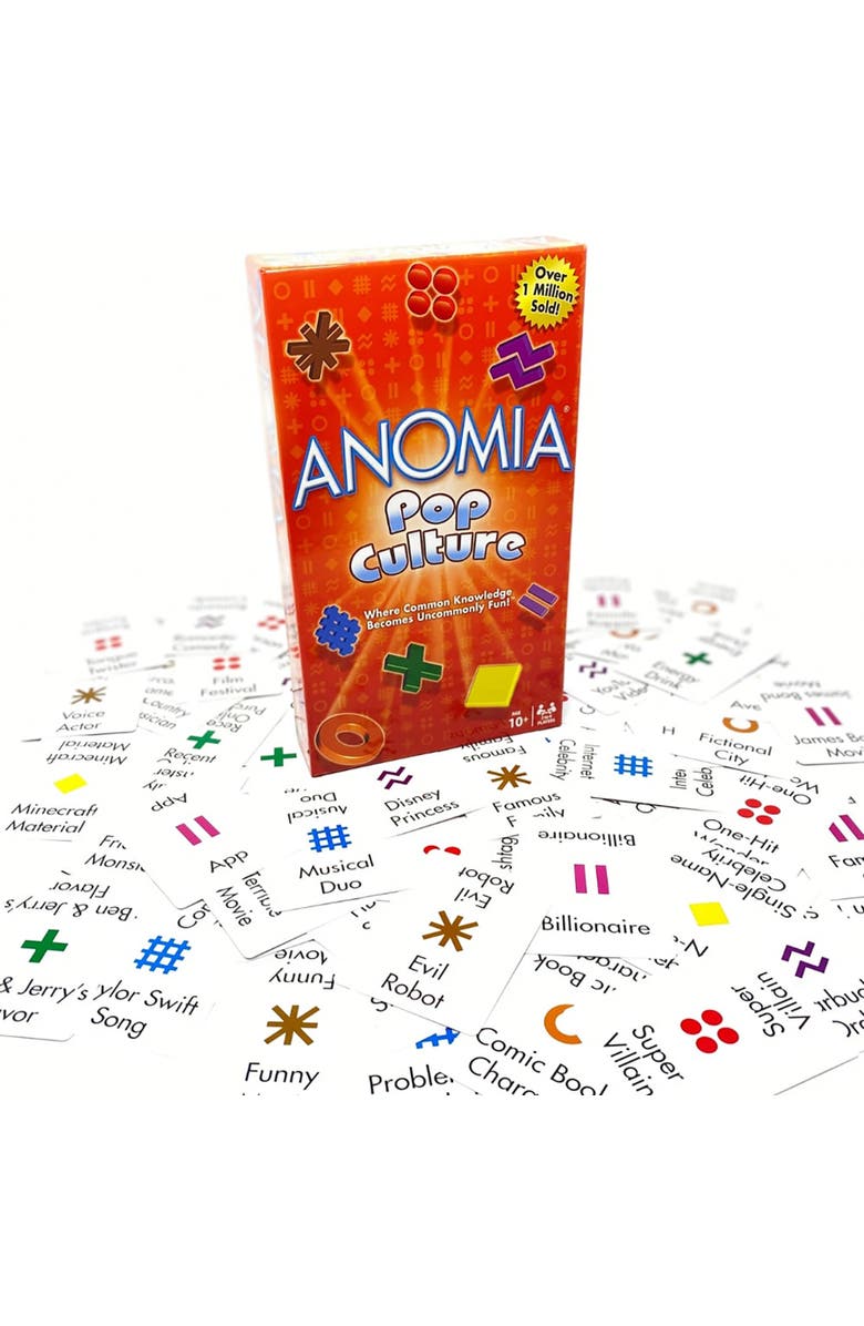 Anomia Pop Culture Edition, Card Game, 30 Min, Kids Ages 10+, Alternate, color, 