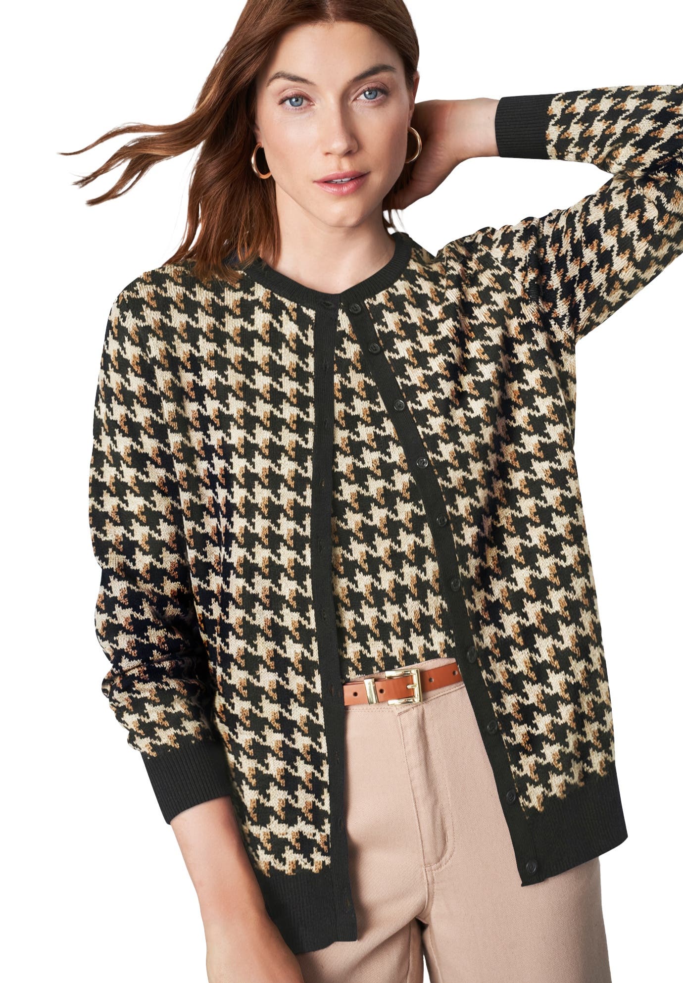 NEUTRAL OFFSET HOUNDSTOOTH