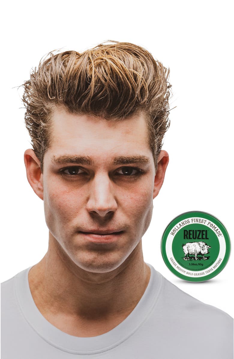 REUZEL Green Pomade Grease, Alternate, color, NO COLOR