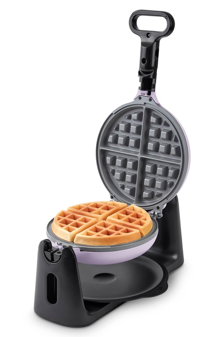 Ceramic Nonstick Flip Belgian Waffle Maker, Alternate, color, LILAC