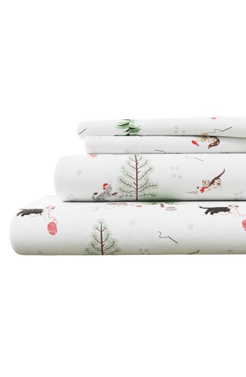 Woven & Weft Turkish Cotton Flannel Christmas Sheet Set