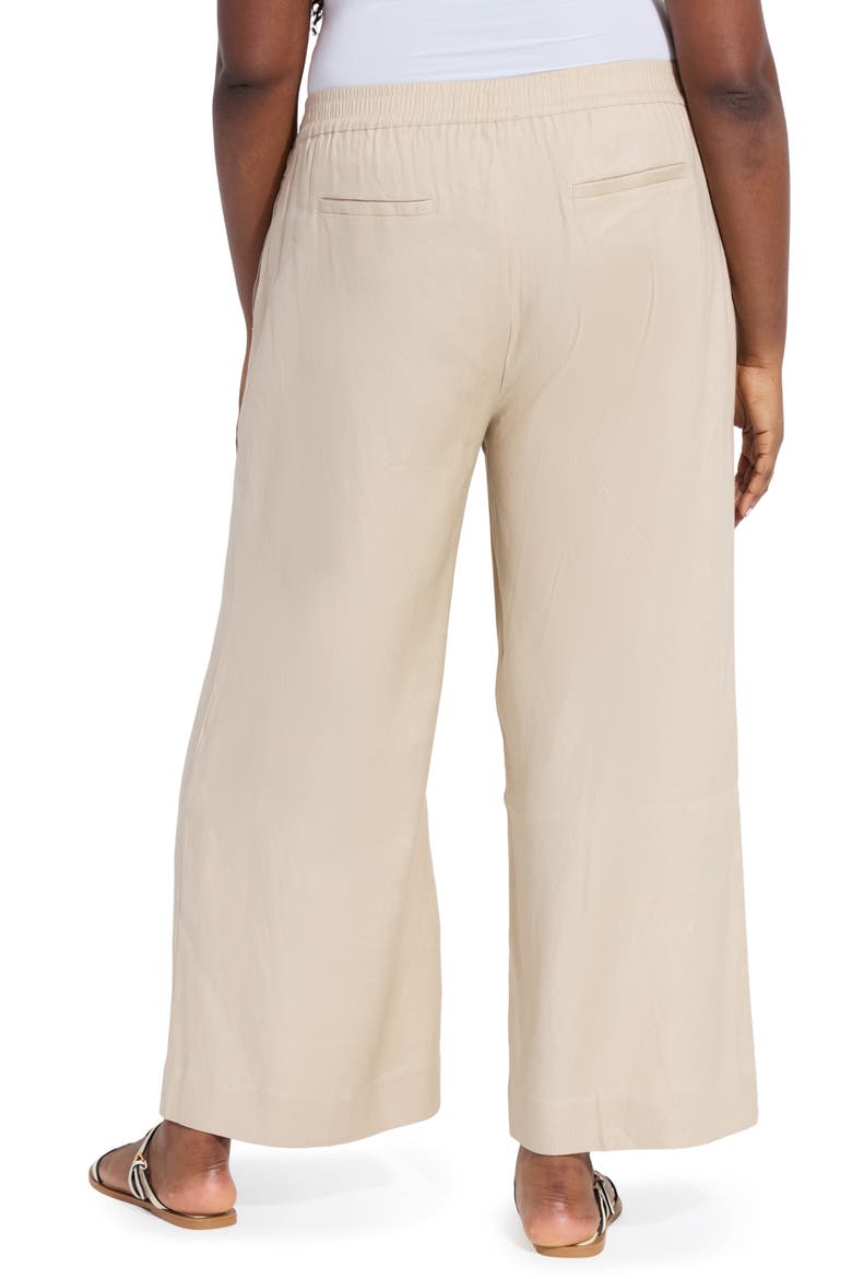 Nixie Linen Blend Wide Leg Pants, Alternate, color, LINEN