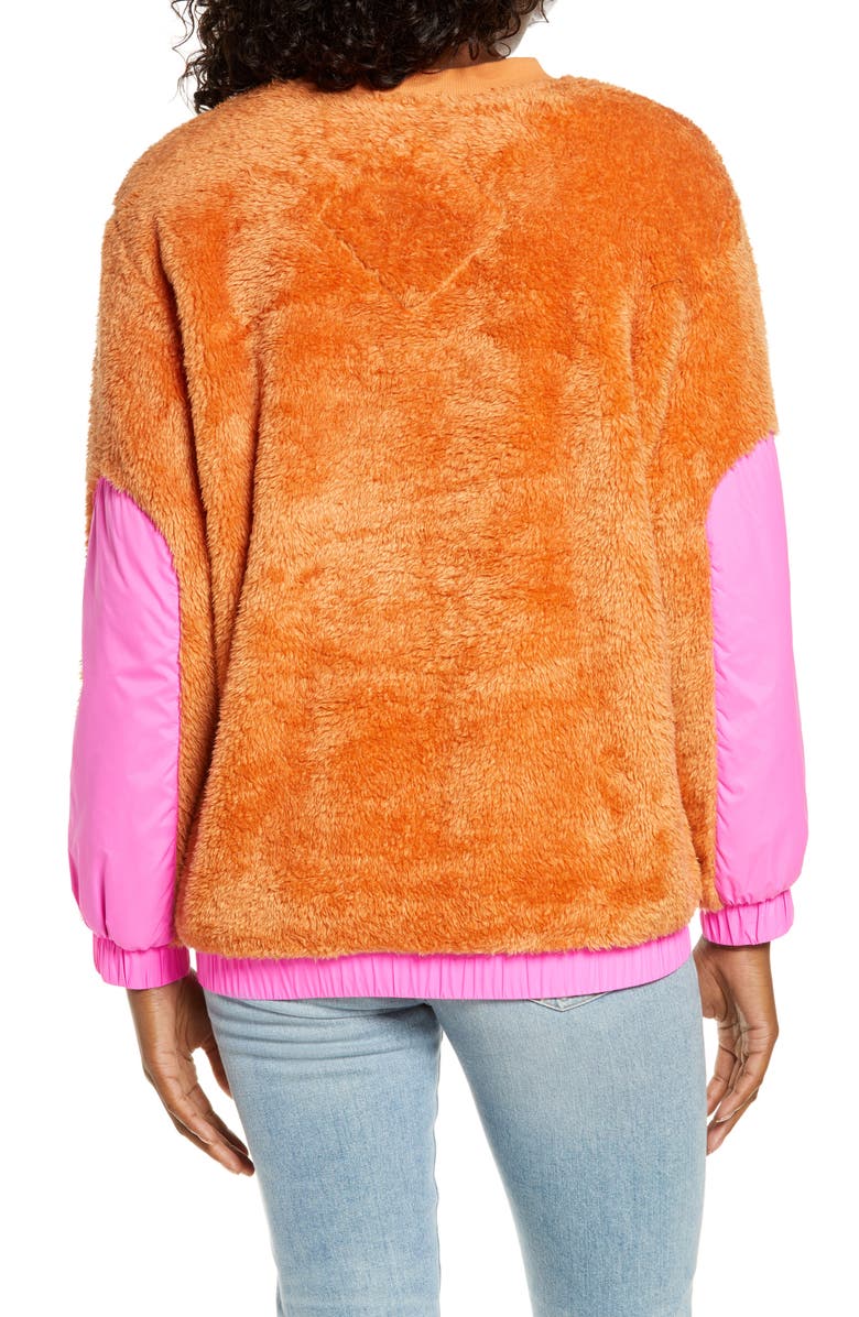 UGG<sup>®</sup> Furry Crewneck Sweatshirt, Alternate, color, 