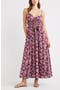  Burgundy Dotted Floral