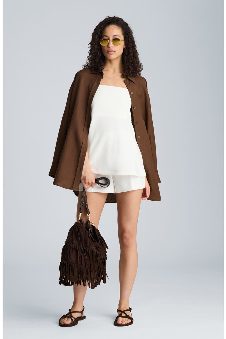 Pull-On Shorts, Alternate, color, PURE WHITE
