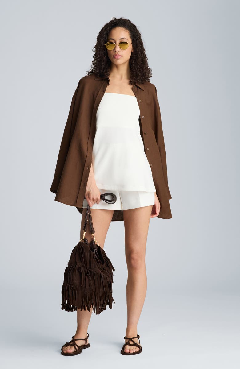 Kenneth Cole Pull-On Shorts, Alternate, color, 