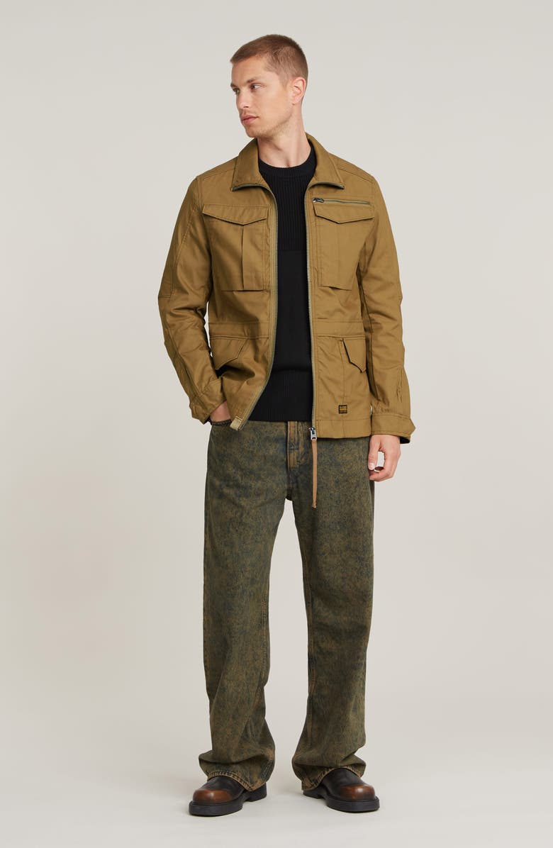 G-STAR Rovic Slim Fit Water Repellent Field Jacket, Alternate, color, Kangaroo
