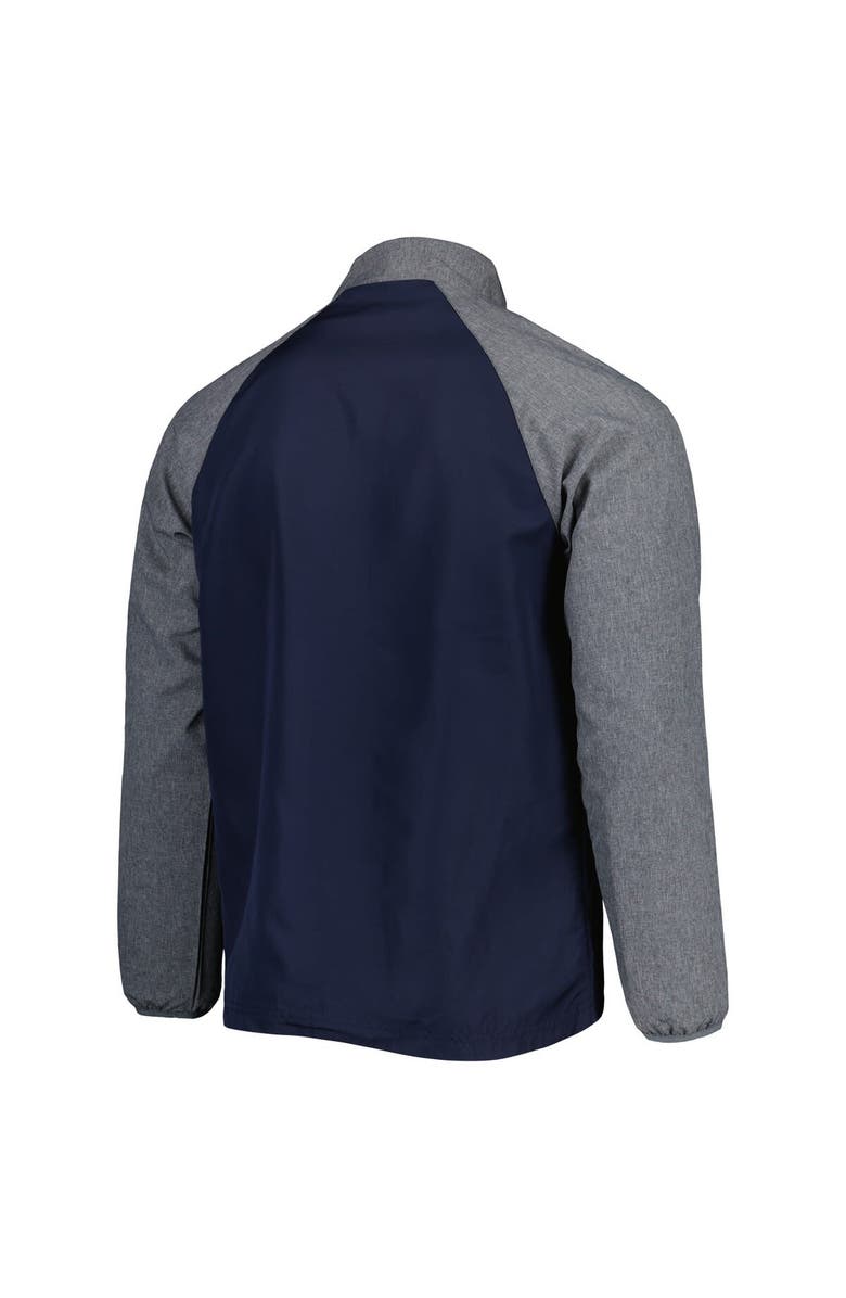 DUNBROOKE Men's Dunbrooke Navy New England Patriots Hurricane Raglan Full-Zip Windbreaker Jacket, Alternate, color, 