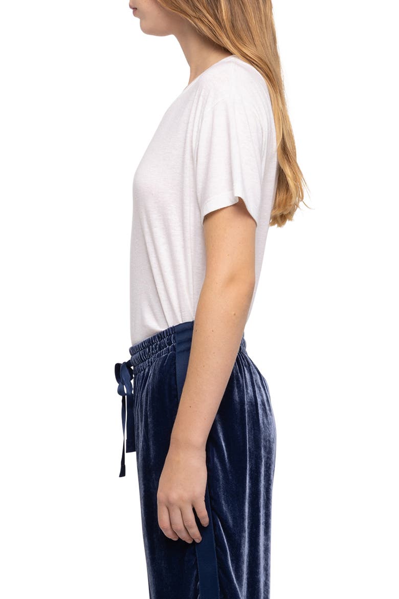Poma Velvet Drawstring Pants, Alternate, color, MARINE
