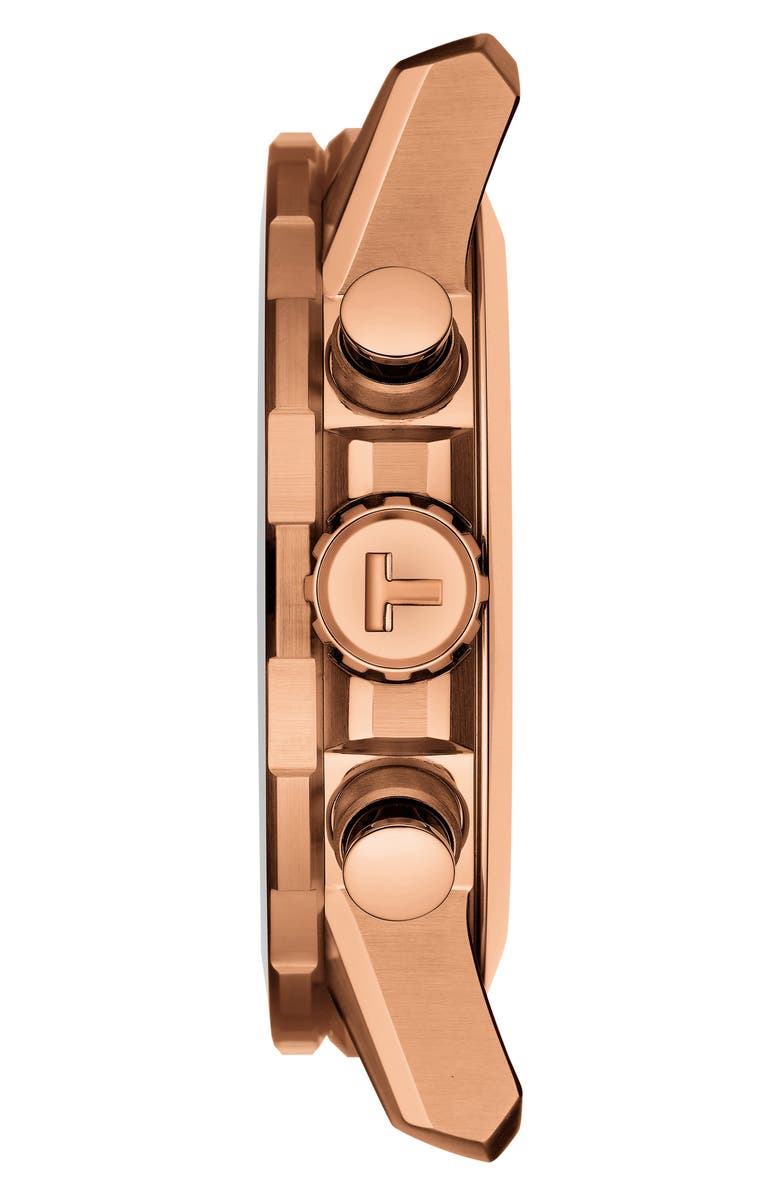 Tissot Supersport Chronograph Leather Strap Watch, 45.5mm, Alternate, color,