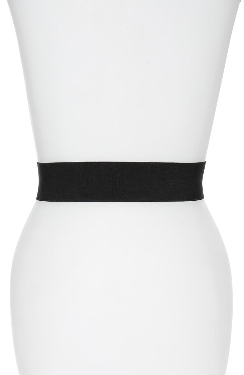 Halogen<sup>®</sup> Faux Leather Stretch Belt, Alternate, color,