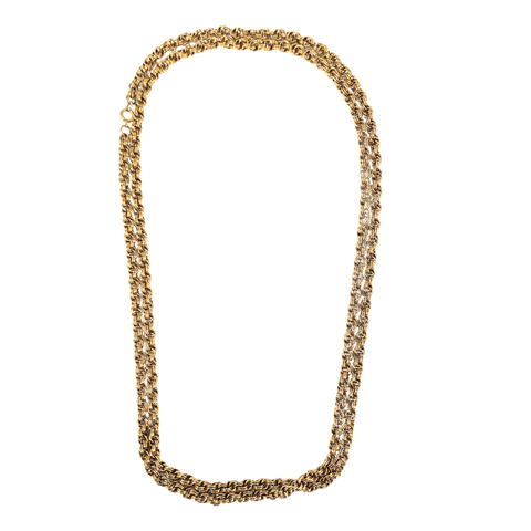 Vintage 70s Long LInk chain Necklace