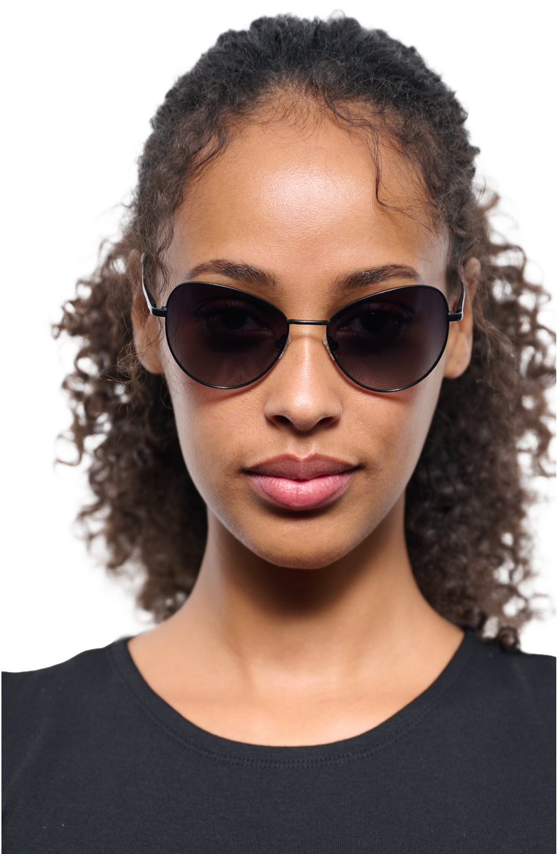 Eco Heather Sunglasses, Alternate, color, Black