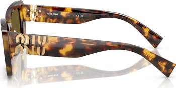 53mm Rectangular Sunglasses