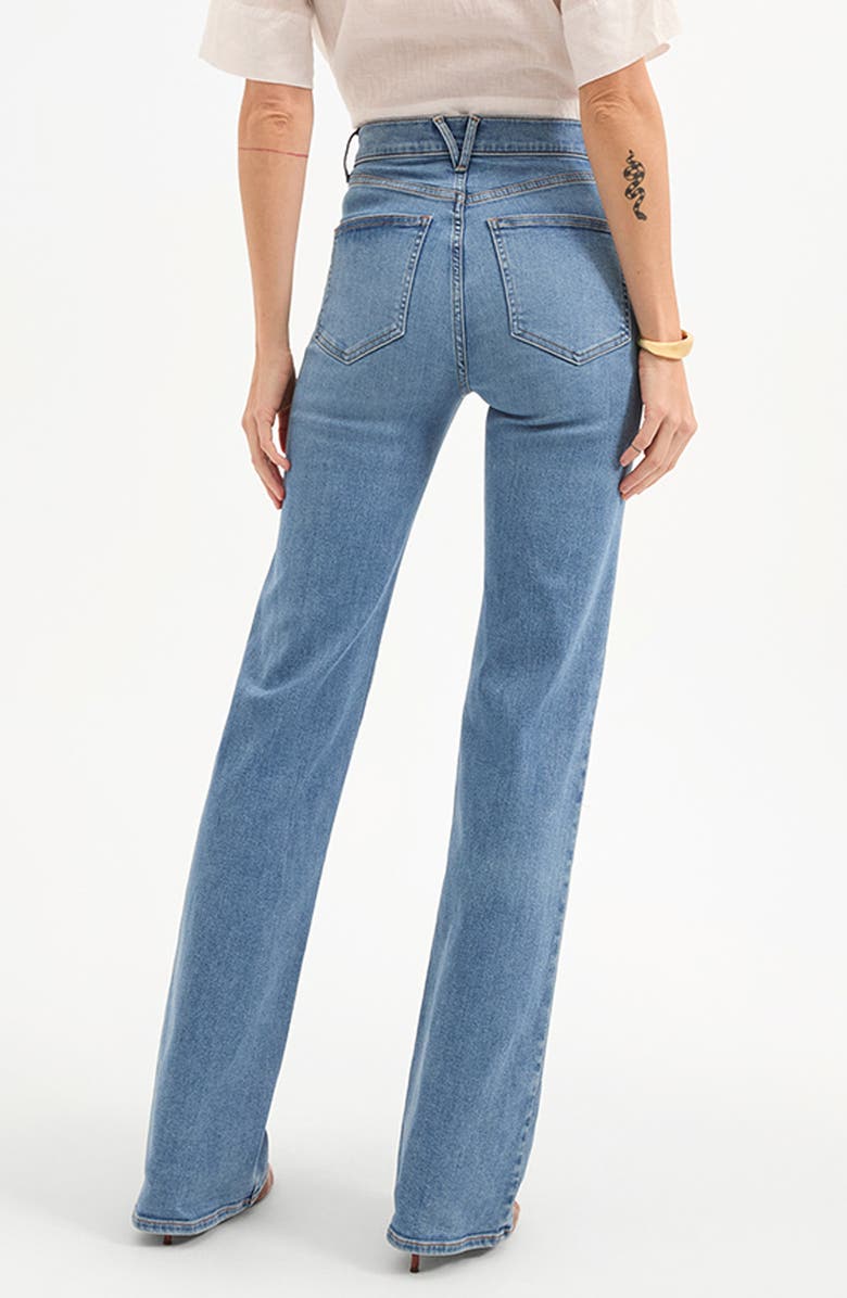 Veronica Beard Crosbie Wide Leg Jeans, Alternate, color, 