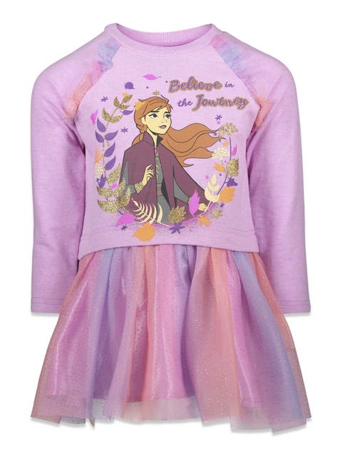 Long Sleeve Tulle Dress (Toddler, Little Kid & Big Kid)