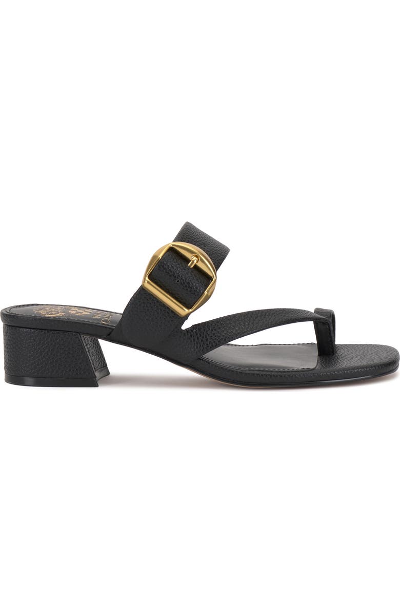 Vince Camuto Laynnie Toe Loop Sandal, Alternate, color, Black Pl Souffle