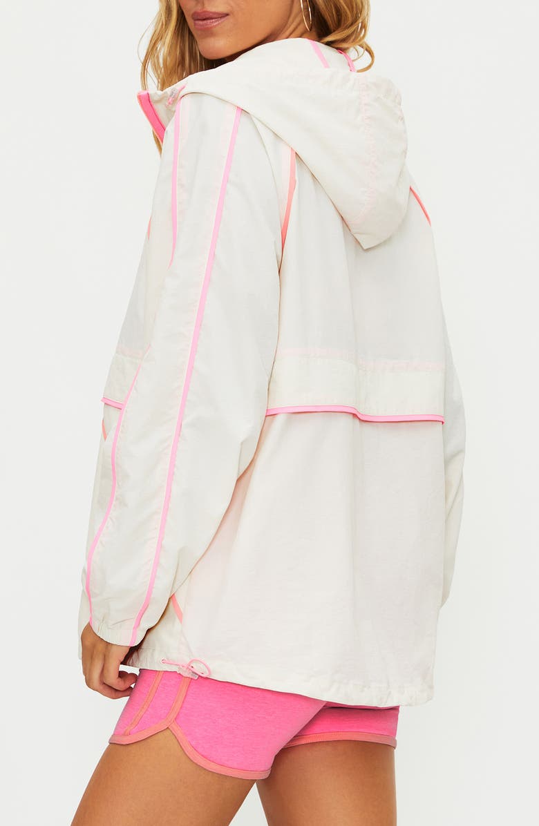 Beach Riot Mel Hooded Nylon Jacket, Alternate, color, Shoreline