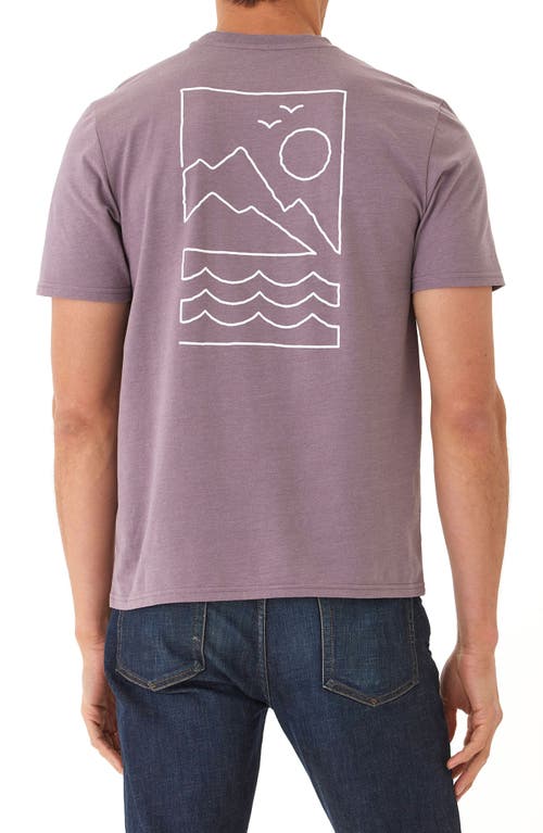 Threads 4 Thought Soft Wash Summit View Graphic T-shirt In Mauvedust