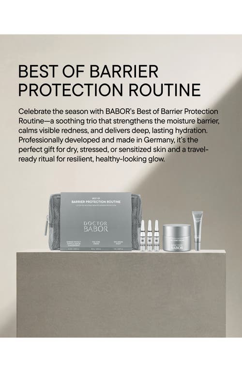 Babor The Cure Set $265 Value In Silver