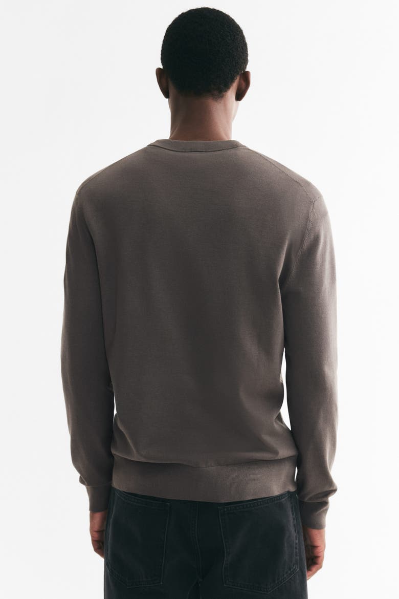 Regular-fit Fine-knit Sweater, Alternate, color, Dark taupe