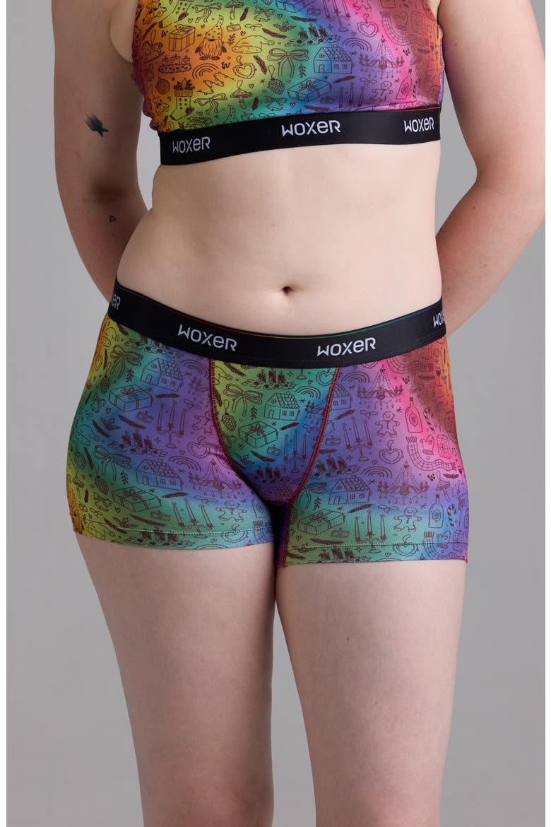 Star Ultrasoft 3-Inch Boxer Briefs, Alternate, color, FESTIVE FLARE