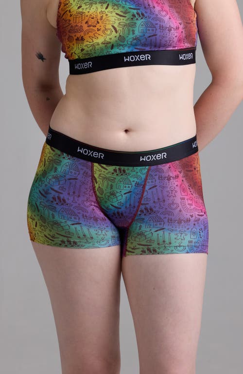 Woxer Star Candy Boxer Briefs In Multi