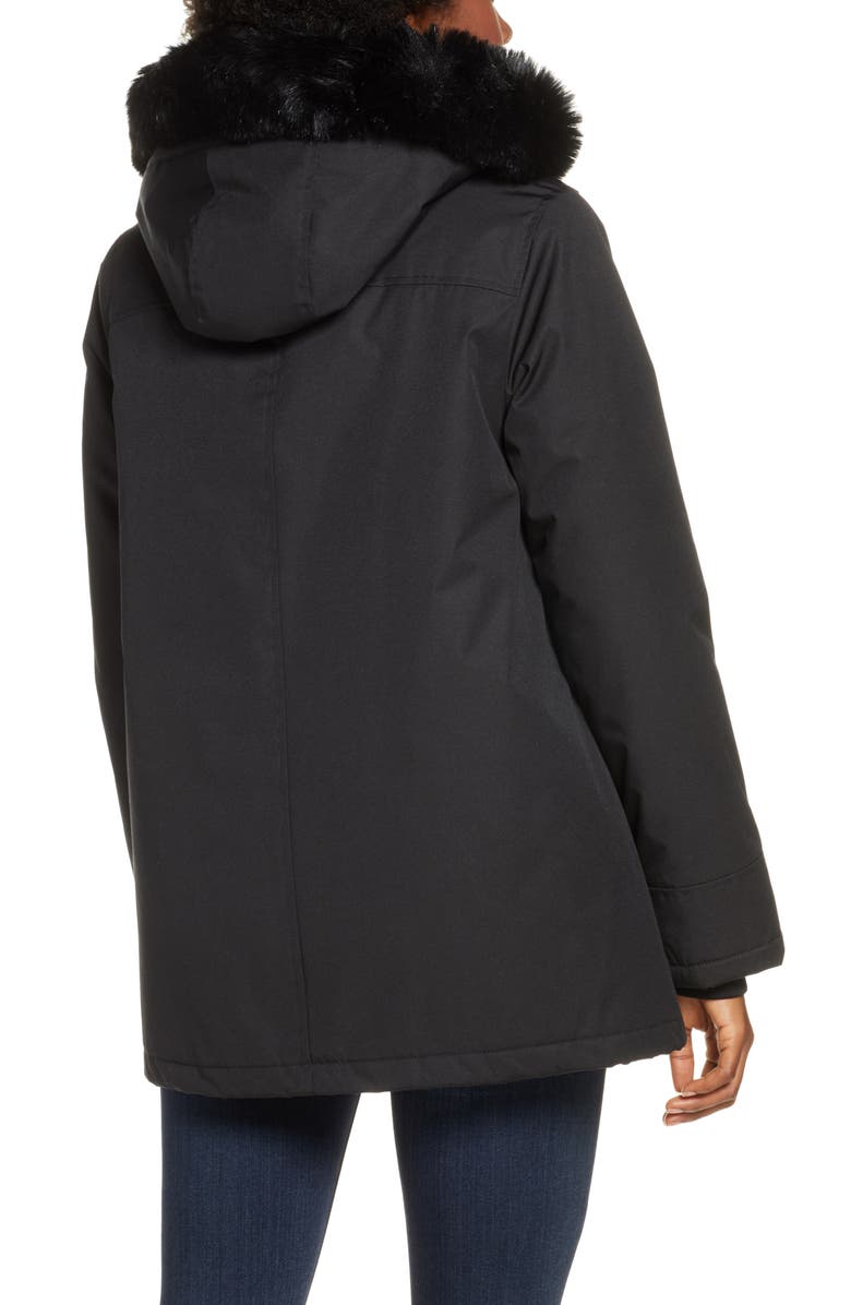 UGG<sup>®</sup> Bernice Faux Fur Trim Waterproof Parka, Alternate, color, 