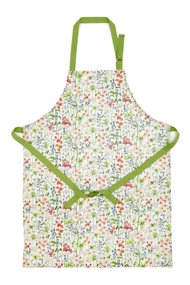 Floral Print Apron, Main, color, THEODORA