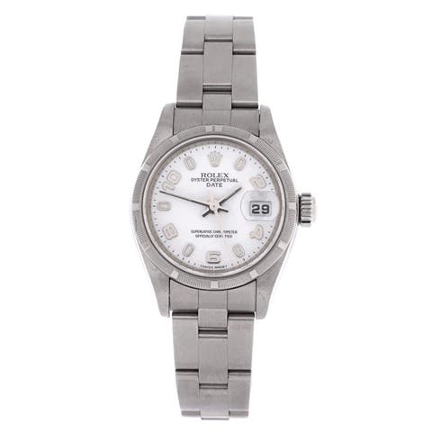 Oyster Perpetual Date Automatic Watch Stainless Steel 26
