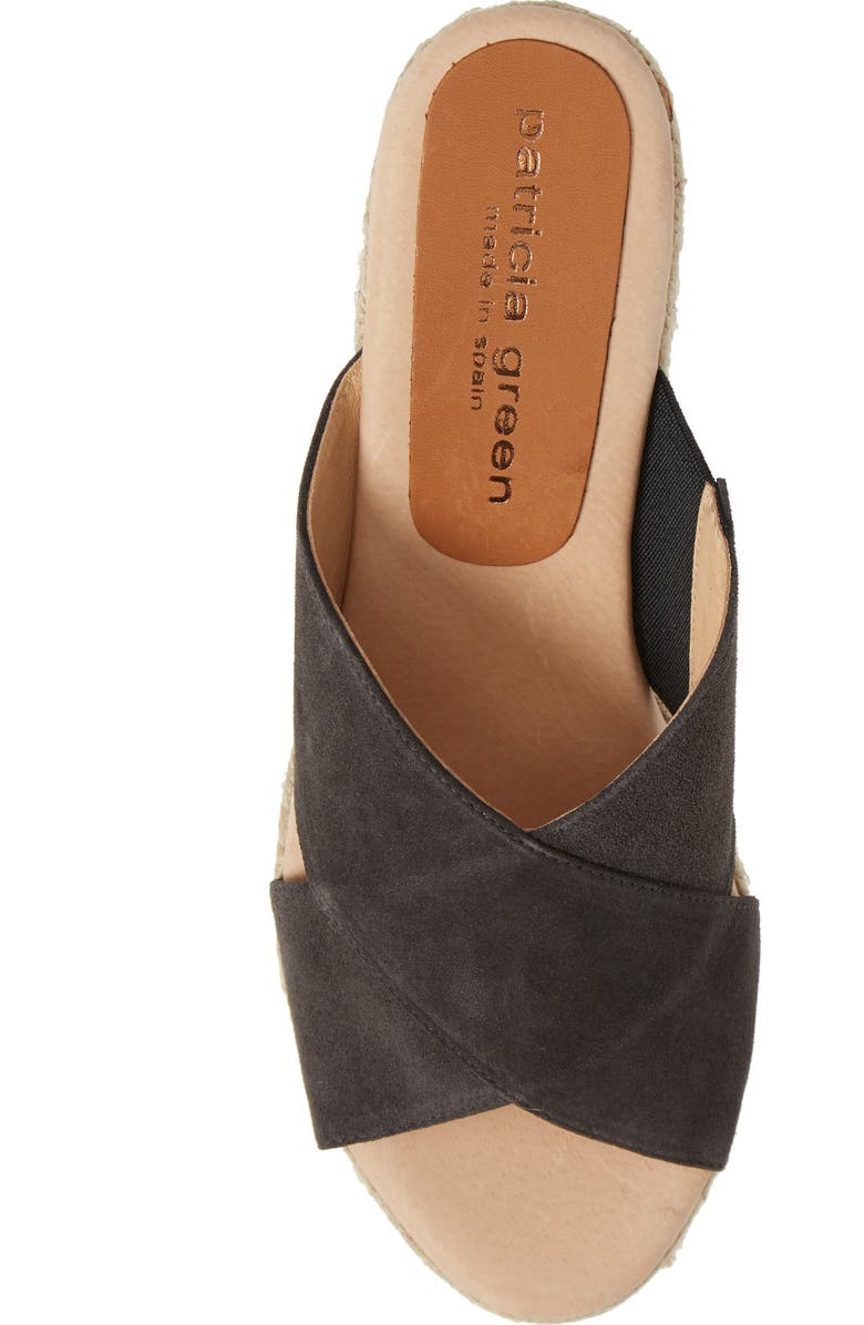 patricia green Annabelle Espadrille Wedge Slide Sandal, Alternate, color,