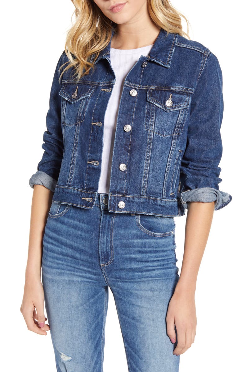 PAIGE Vivienne Denim Jacket, Main, color, 