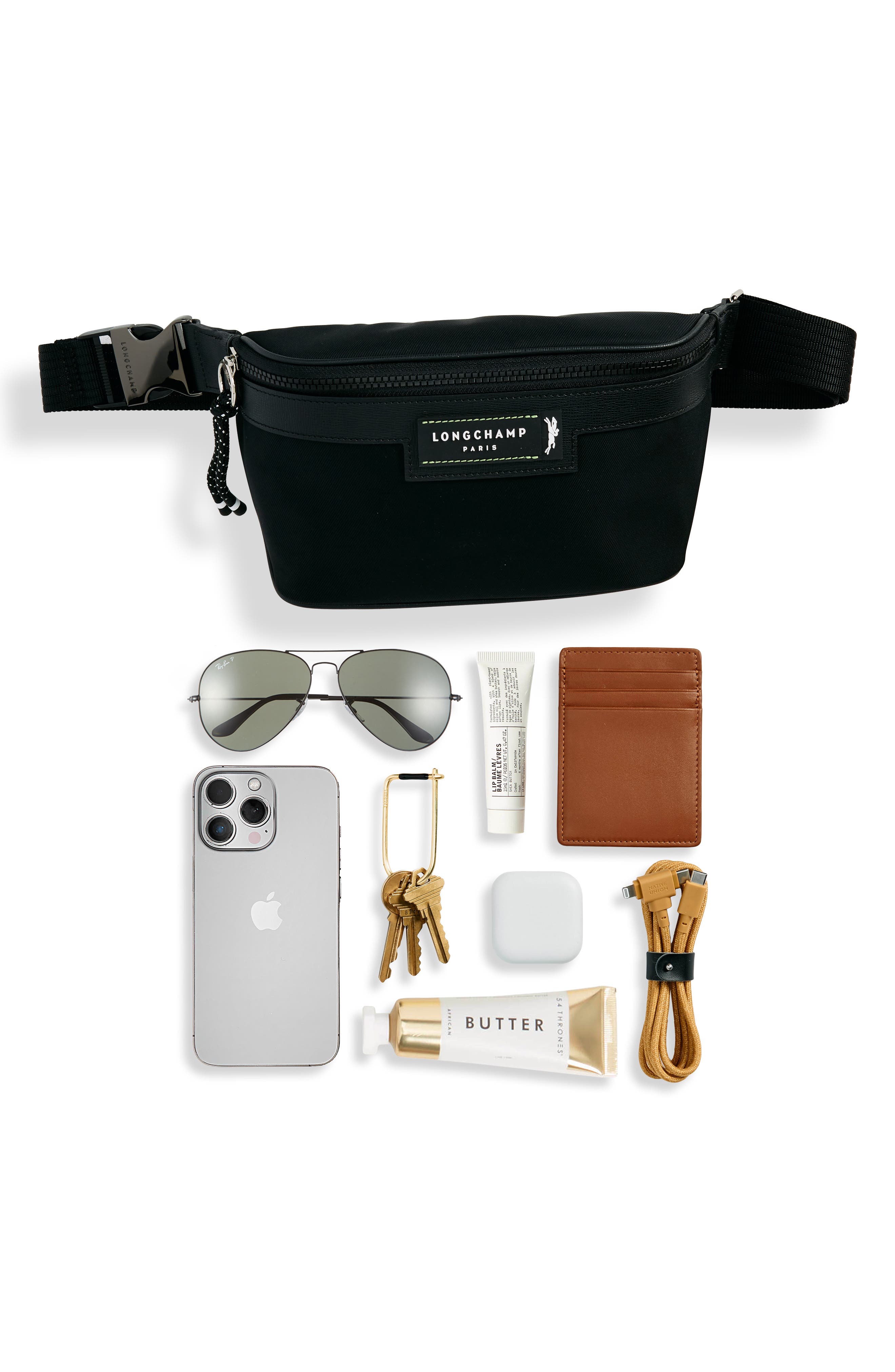 Belt Bag, Alternate, color, BLACK