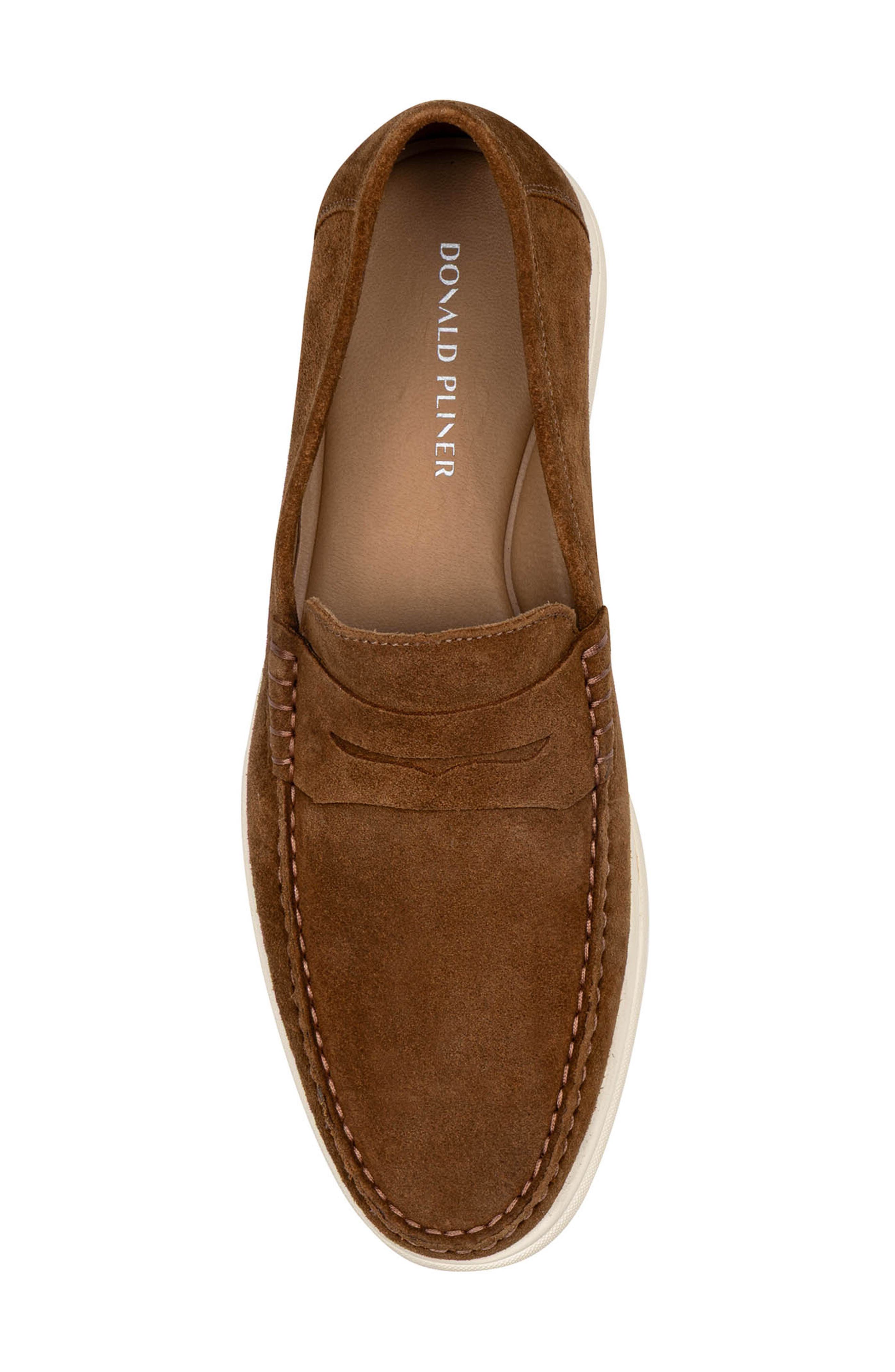 Clive Penny Loafer, Alternate, color, TOBACCO