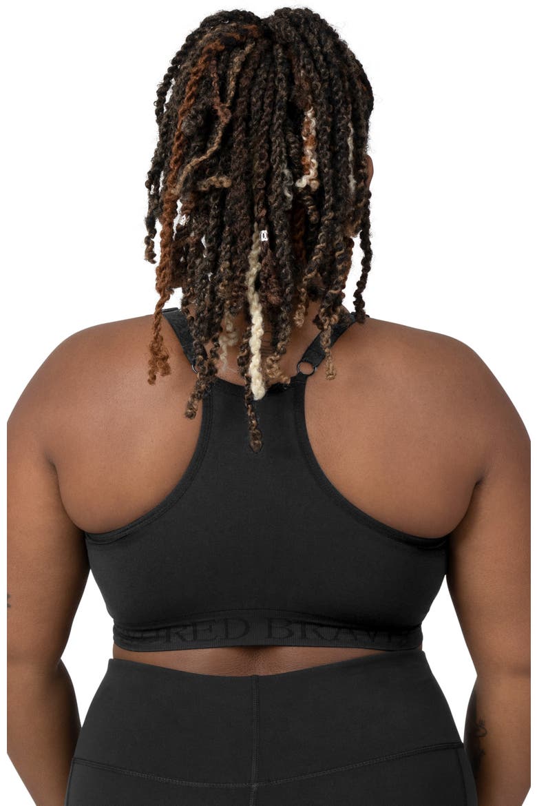 Sublime Hands-Free Pumping/Nursing Sports Bra, Alternate, color, BLACK