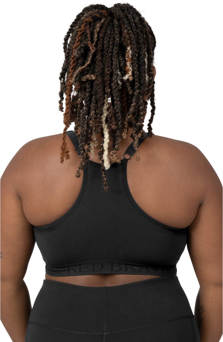 Kindred Bravely Busty Sublime Hands-Free Pumping & Nursing Sports Bra - Sizing Available in E-I Cup, Alternate, color, Black