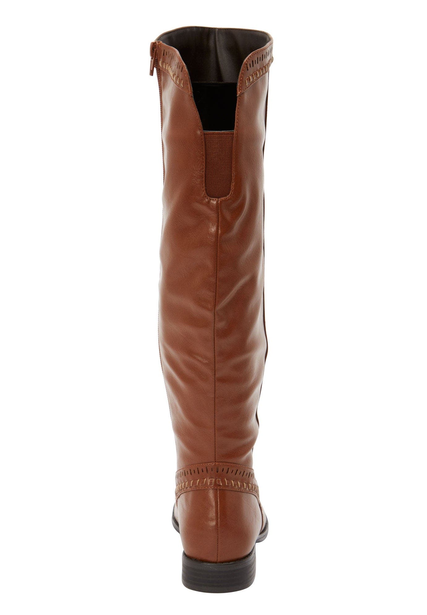 The Malina Wide Calf Boot, Alternate, color, BLACK