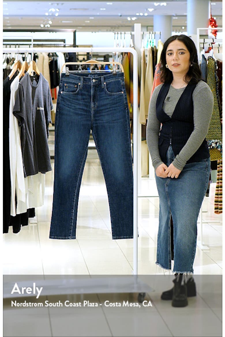 Scarlet Raw Hem Slim Fit Jeans video